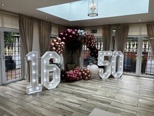 To HIRE - 4ft Light Up numbers for Birthdays, Parties