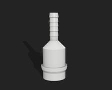 Tumble Dryer 10mm Adapter - 1in BSP Waste pipe plumbing adapter condenser driers