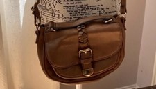 Ladies Small Brown  faux