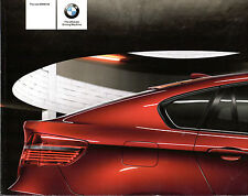 BMW X6 E71 2008-2009 UK Market Sales Brochure xDrive 35i, 50i, 30d & 35d