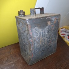 Shell Motor Spirit Vintage Can Automotive Memorabilia Rare Item Collectable