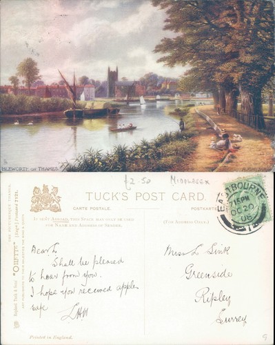Isleworth thames middlesex - thames,