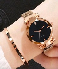 Ladies watches with braclets.