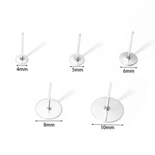 Silver White Blank Post