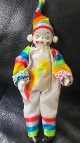 Vintage rainbow clown - rainbow,