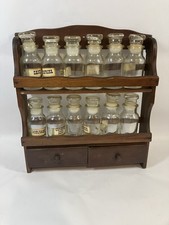 Vintage Wooden Spice Rack  2