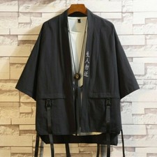 Men Japanese Embroidery Kimono