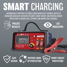 12 VOLT 10 AMP 12V 6V AUTOMATIC SMART BATTERY CHARGER FAST CAR VAN MOTORCYCLE