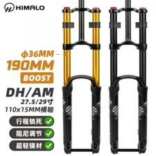 MTB DH Fork Downhill Suspension ForkThru Axle 110mm*15mm 3.0 Tire Bicycle Forks