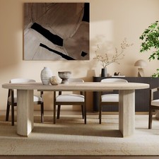 Modern Rustic Oval Dining
