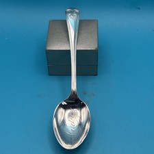 Arthur Price, Solid Silver Childs Spoon Engr Audrey. Birmingham 1927. 24.2gms