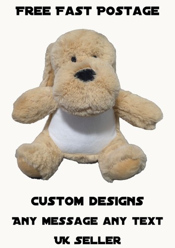 Personalised mumbles plush dog - plush,