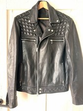 Allsaints men leather biker - men's,