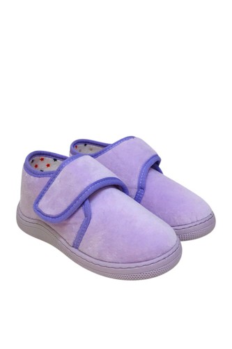 Pas lilac velvet - pas,lilac, footwear