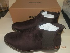Nicholas Deakins Mens Morley Brown Suede Chelsea Boots - UK Size 9 - new