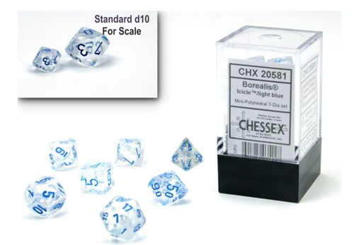 Chessex dice set 10mm - dice, –
