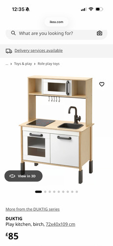 Ikea toy kitchen - duktig, play