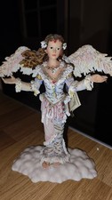 Rare Ltd Ed Winter Blessings Figurine Angel Whispers by Christine Haworth