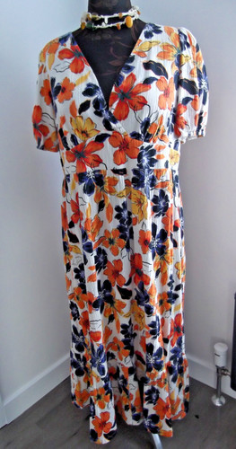 Ladies crinkle cotton midi