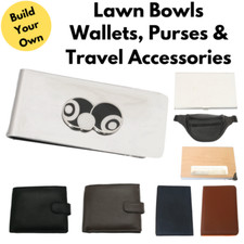 Lawn Bowls Wallets Card Holders & Custom Leather Travel Goods