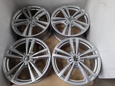 4X SILVER GENUINE AUDI A3 S3 VW EOS GOLF MK 5 6 7 TOURAN CADDY 18" ALLOY WHEELS