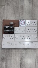 Hydroponics 16 Way Lighting Contactor Board With Timer And 2 Permanents + 2 40A 