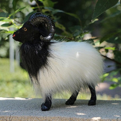 Goat statue standing figurine - statue,