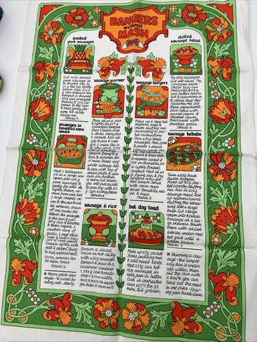 Vintage unused linen tea - linen,