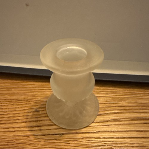 Glass candle stick - glass, holder
