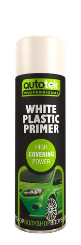 Autotek white plastic primer - white,