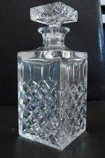 Lead Crystal Cut Glass Square