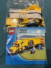 LEGO 3221 City Yellow Delivery Truck artic lorry & manual complete 