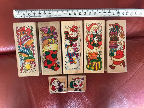 Wooden christmas stamps - 7,