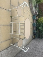 3 Piece Dining Set Classic Bistro Compact 2 Chairs and Table Set with Shelf