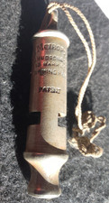 vintage Metropolitan Patent Whistle Hudson 13 Barr St collectable early