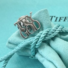 AUTHENTIC Tiffany & Co- Very Rare - Try God - Scarf/Tie/Lapel Pin - Vintage 