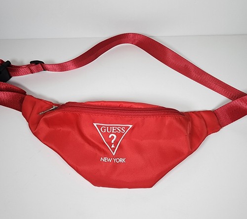 Guess waist bag red - waist, adjustable