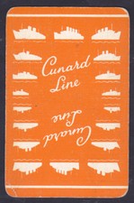 Cunard line shipping single - line,