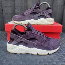 Nike Air Huarache Run SD Port Wine Purple Trainers Gum Sole Suede 2017 / UK 6 