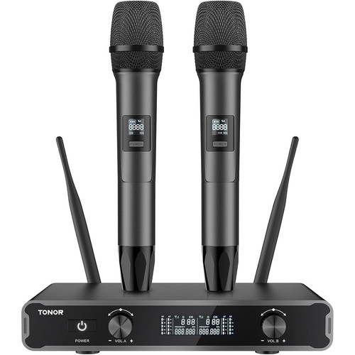 Wireless microphones dual uhf - wireless,