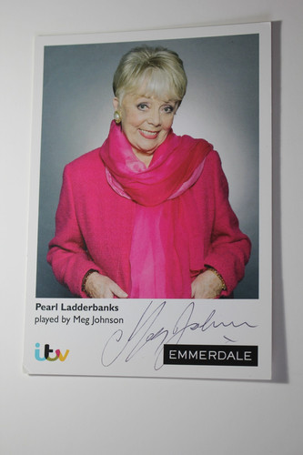 Meg johnson signed - (emmerdale),