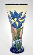 OLD TUPTON WARE VASE - Floral - Tube Lined - 20.3 cm