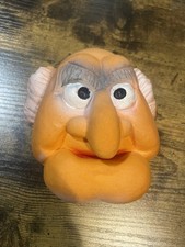 1977 Vintage The Muppets Show STATLER Finger Puppet Head Bendy Toys Jim Henson