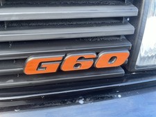 Vw Volkswagen G60 Grill Badge