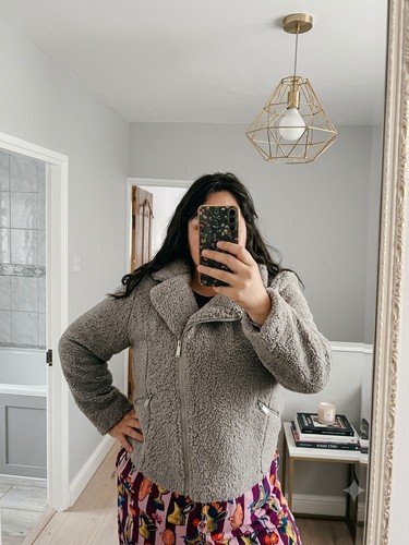 Grey teddy bear - bear, coat
