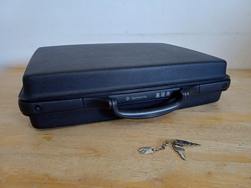 Vintage samsonite black hard - vintage,