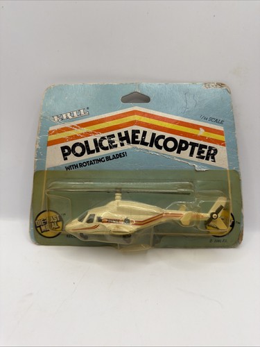 Vintage ertl police helicopter - vintage,