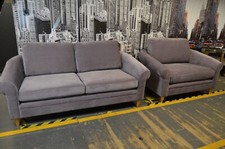 Purple Sofa and Chair Set