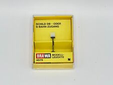 TESTED Brawa N Gauge Working Light Lamp 4575