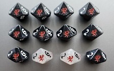 Dice D10 10 Sided x 12 -